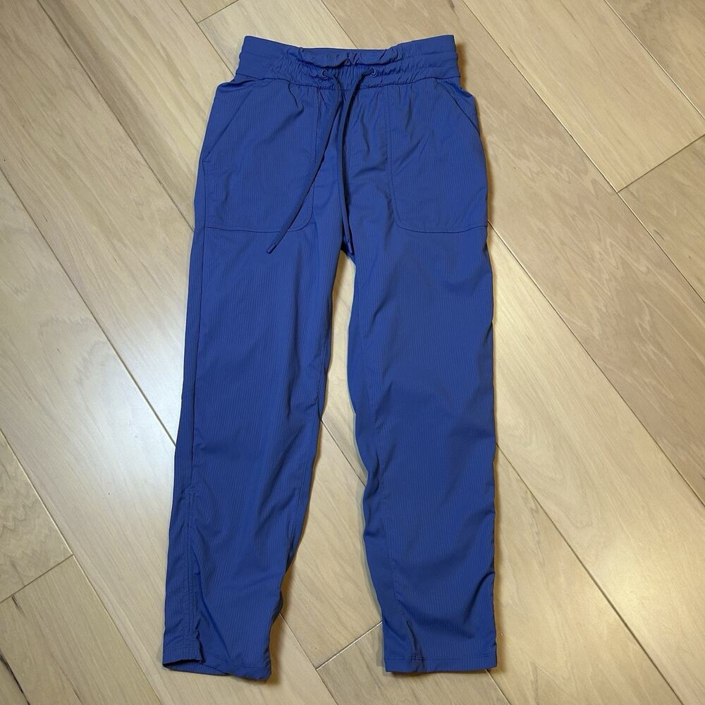 Lululemon Beyond the Studio Crop In Blue Women's 4